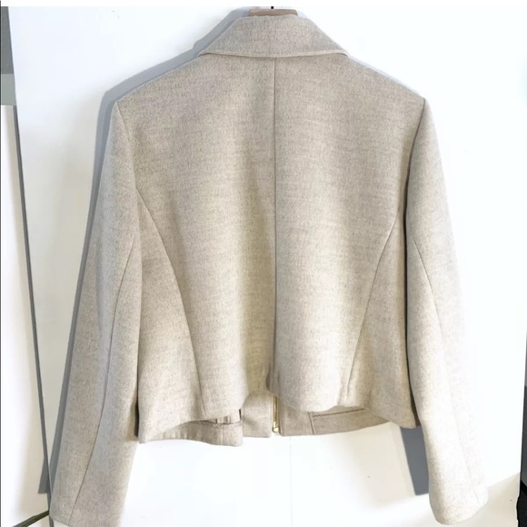 New Chico's Black Label size 2 Sandy Beige Boxy - Picture 4 of 8